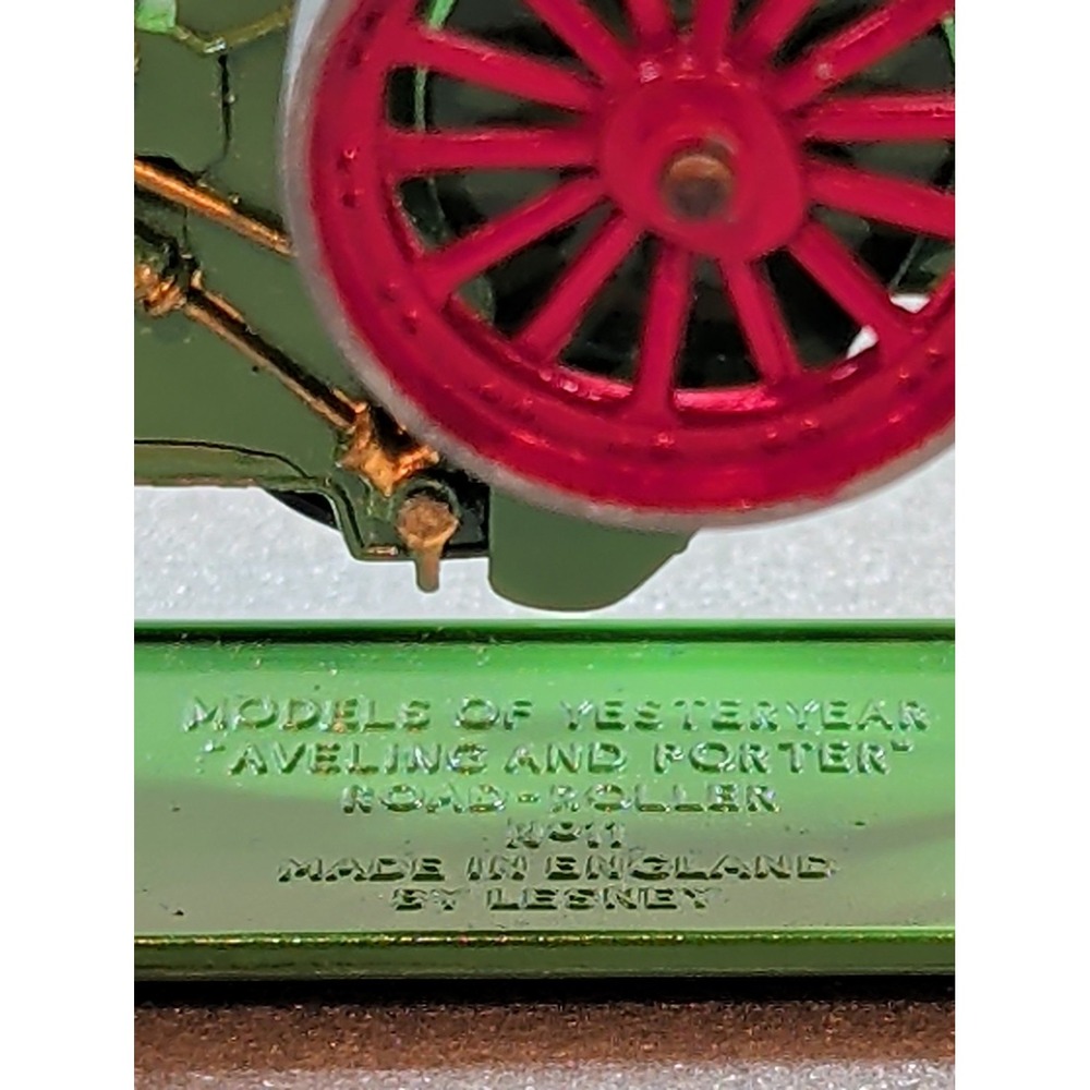 Lesney Matchbox Models of Yesteryear No 11 Aveling and Porter Road Roller Green - Picture 6 of 7